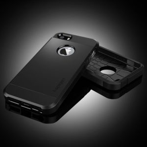Spigen Etui Tough Armor Black do iPhone 5/5S (tough armor black 5) 2