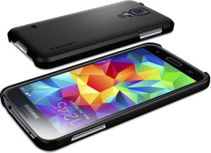 Spigen Etui Ultra Fit Black do Samsung S5 (ultra fit black sgs5) 3