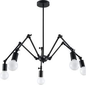 Lampa wisząca Sollux STARK nowoczesna minimalistyczna czarny  (SL.0612) 1