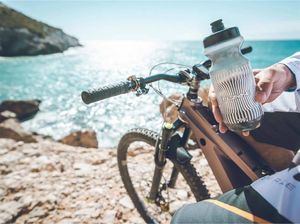 Lezyne Bidon LEZYNE FLOW BOTTLE 600 600ml smoke grey (NEW) 5