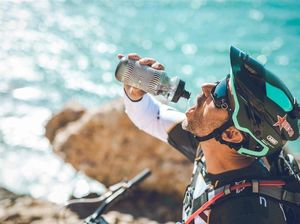 Lezyne Bidon LEZYNE FLOW BOTTLE 600 600ml foggy clear (NEW) 3