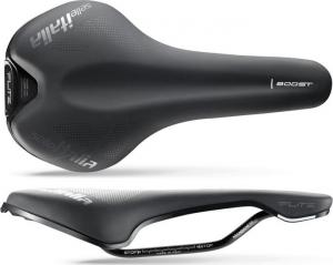 Selle Italia Siodło SELLE ITALIA FLITE BOOST TM S (id match - S1) Manganese Tube 7, soft-tek, czarne (NEW) 1