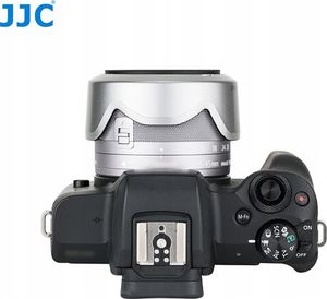 Osłona na obiektyw JJC Osłona Ew-53 Ew53 Do Canon Ef-m 15-45mm F/3.5-6.3 - Srebrna 7