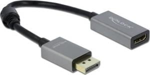 Adapter AV Delock DisplayPort - HDMI szary (66436) 1