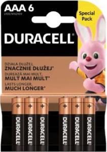 Duracell Bateria AAA / R03 6 szt. 1