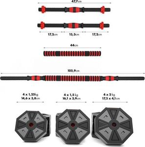 HMS Sztangielki-Sztanga Kompozyt 20 Kg (SGC20) 11