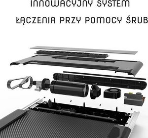 Bieżnia HMS Loop 08 elektryczna szara 19