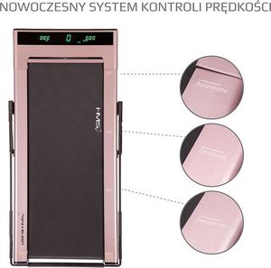 Bieżnia HMS Loop 08 elektryczna różowa 6