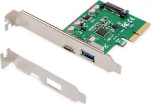 Kontroler Digitus PCIe USB Type-C + USB Type-A do 10 GB/s (DS-30225) 1