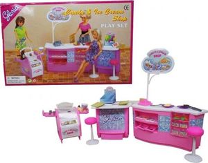 EduCORE Kawiarnia lodziarnia cukiernia meble dla Barbie 1