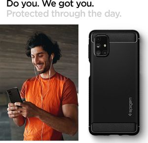 Spigen SPIGEN RUGGED ARMOR GALAXY M31S MATTE BLACK 7