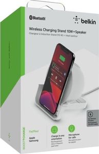 Ładowarka Belkin Boost Charge + głośnik Indukcyjna 2 A (AUF001vfWH) 3