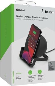 Ładowarka Belkin Boost Charge + głośnik Indukcyjna 2 A (AUF001vfBK) 3