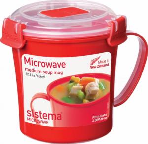 Sistema 656ml Medium Soup Mug Microwave (6) 1