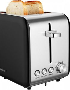 Toster Concept TE2052 Czarny stal nierdzewna 4