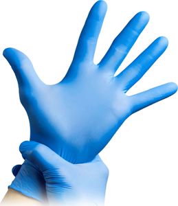Xqisit Rękawice nitrylowe XL (50 par) Niebieskie 1