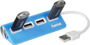 HUB USB Hama 4x USB-A 2.0 (000121790000) 4