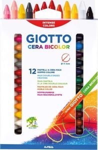 Giotto Kredki woskowe Cera dwustronne 24 kolory (385068) 1