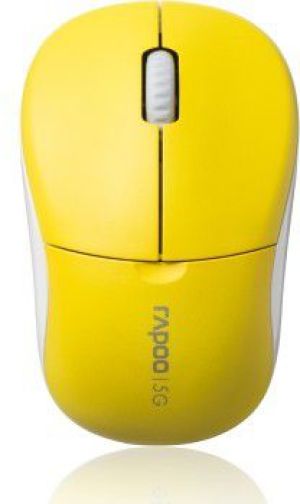 Mysz Rapoo Optyczna bezprzewodowa 5G 1090P Żółta (154690) 1