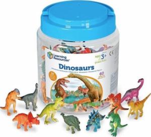 Figurka Learning Resources Dinozaury - zestaw figurek 60 szt. (LER0811) 1
