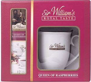 Sir Williams Zestaw do zaparzania Sir Williams Royal Taste Queen Of Raspberries + Kubek z wieczkiem 2