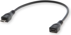 Kabel USB Savio SAVIO CL-62 Adapter micro OTG AF - micro USB BM, 0.2m, Czarny 1