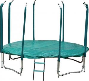 Trampolina ogrodowa Jumpi ogrodowa Maxy Comfort z siatką wewnętrzną 14.5 FT 435 cm zielona 4