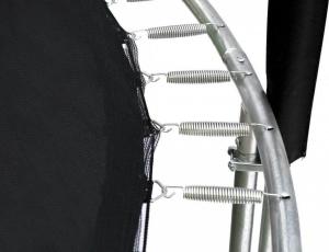 Trampolina ogrodowa Jumpi ogrodowa Maxy Comfort z siatką wewnętrzną 14.5 FT 435 cm czarna 4