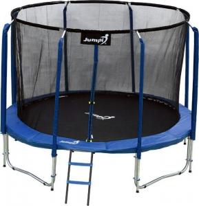 Trampolina ogrodowa Jumpi ogrodowa Maxy Comfort z siatką wewnętrzną 10 FT 312 cm niebieska 2