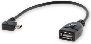 Adapter USB Savio CL-60 miniUSB - USB Czarny  (SAVIO CL-60) 1