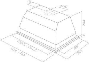 Okap Elica  Elibloc Lux GR/A/60 2