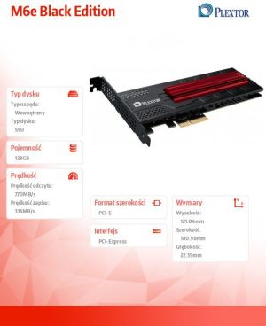 Dysk SSD Plextor 128 GB  (PX-128M6e-BK) 4