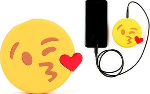 Powerbank Cartoon Power Emotikona Kiss Emoji 2600 mAh Żółty 1