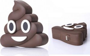 Powerbank Cartoon Power Emotikona Poop Emoji 2600 mAh Brązowy 2