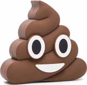 Powerbank Cartoon Power Emotikona Poop Emoji 2600 mAh Brązowy 1