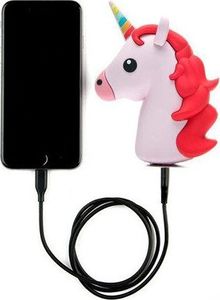 Powerbank Cartoon Power Jednorożec 2600mAh Różowy 3
