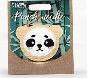 Graine Creative Zestaw Punch Needle Panda D: 15 cm 1