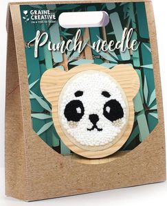 Graine Creative Zestaw Punch Needle Panda D: 15 cm 2