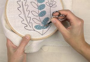 Graine Creative Zestaw Punch Needle Rośliny D: 20 cm 6