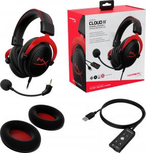 Słuchawki HyperX Cloud II Headset Czerwone (4P5M0AA) 8