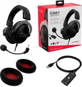 Słuchawki HyperX Cloud II Gunmetal (4P5L9AA) 7