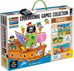 Lisciani Kolekcja gier edukacyjnych - Piraci 1