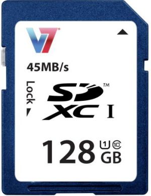 Karta V7 CL10 SDXC 128 GB Class 10 UHS-I  (VASDX128GUHS1R-2E) 1