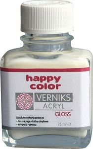 Happy Color Werniks akrylowy 75ml przeźroczysty HAPPY COLOR 1