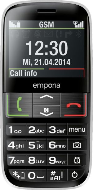 Telefon komórkowy Emporia V50 Czarno-srebrny 1