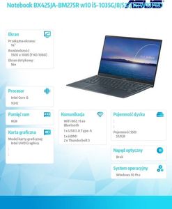 Laptop Asus ZenBook BX425JA (BX425JA-BM275R) 4
