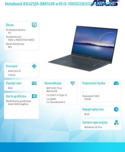 Laptop Asus BX425JA-BM143R 4