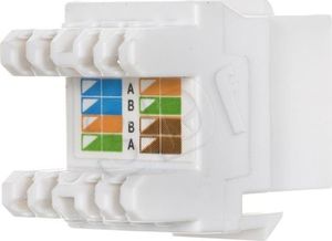 Alantec Gniazdo keystone RJ45 UTP kat.5E nieekranowane (MKN-U5-1) 3