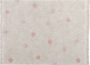 Lorena Canals Lorena Canals Dywan bawełniany Hippy Dots Natural Vintage Nude 120 x 160 cm 1