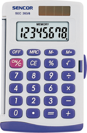 Kalkulator Sencor kieszonkowy (SEC 263/ 8) 1